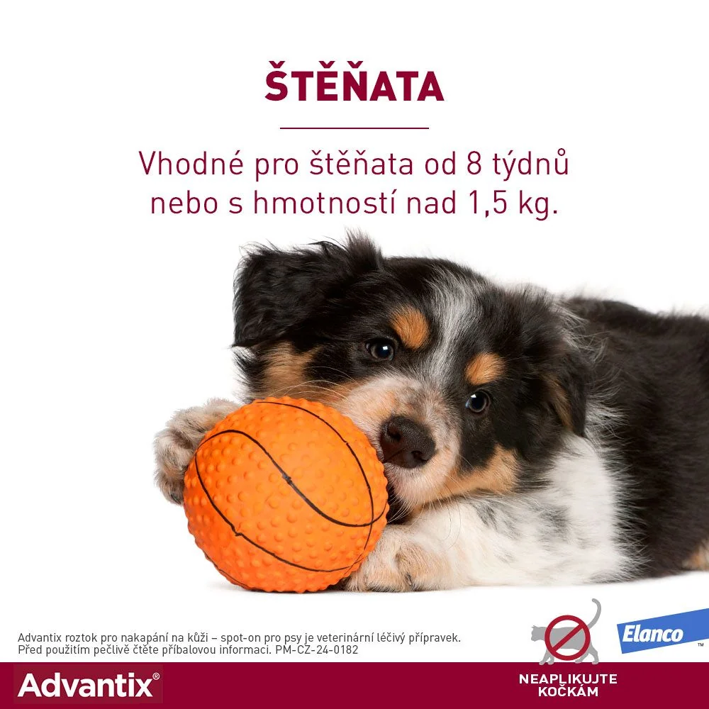 Advantix pro psy 10-25 kg spot-on 4x2,5 ml
