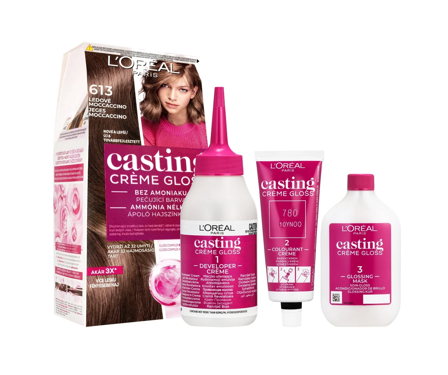 Loréal Paris Casting Creme Gloss 613 ledové moccaccino barva na vlasy