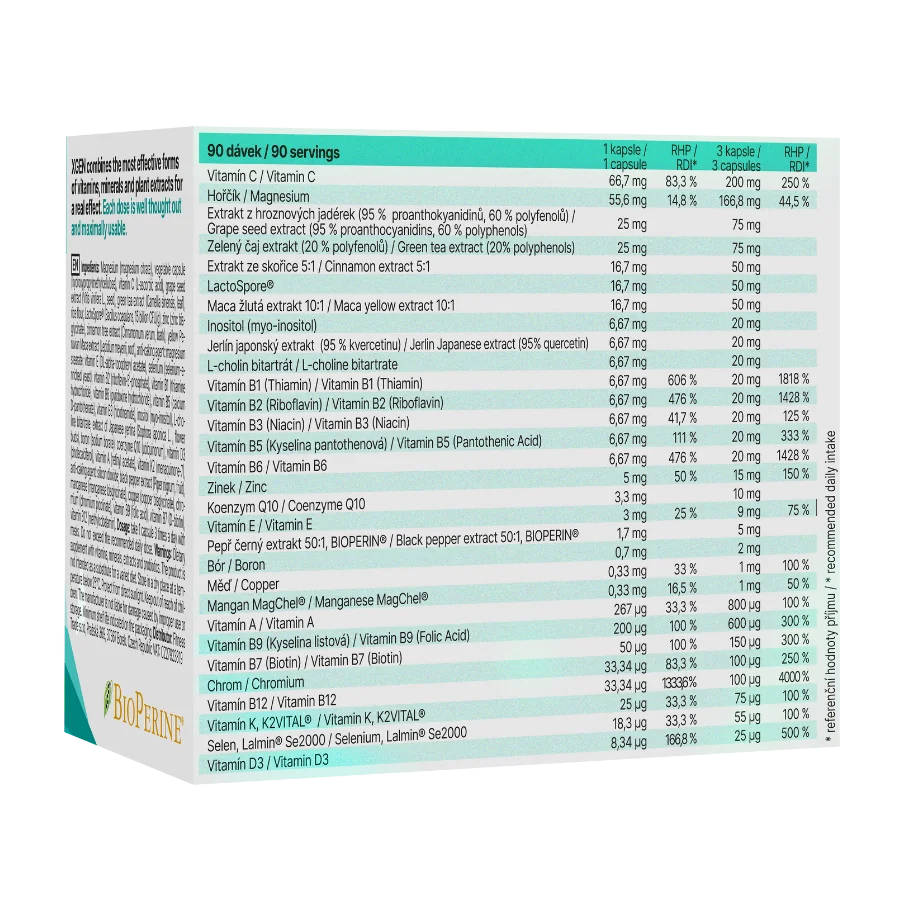 Gymsupps XGen - komplexní multivitamín 90 Kapslí