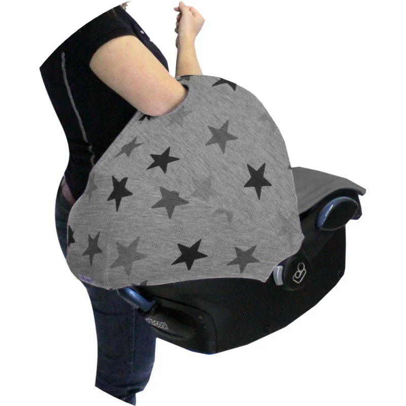 Dooky stříška Hoody Grey Stars