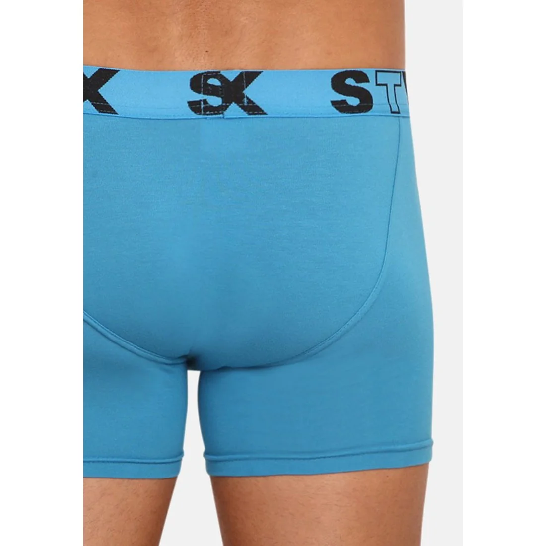 Styx 3PACK pánské boxerky long sportovní guma modré (U9676869) M