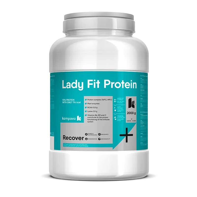 KOMPAVA LadyFit 2000 g/67 dávek, čokoláda