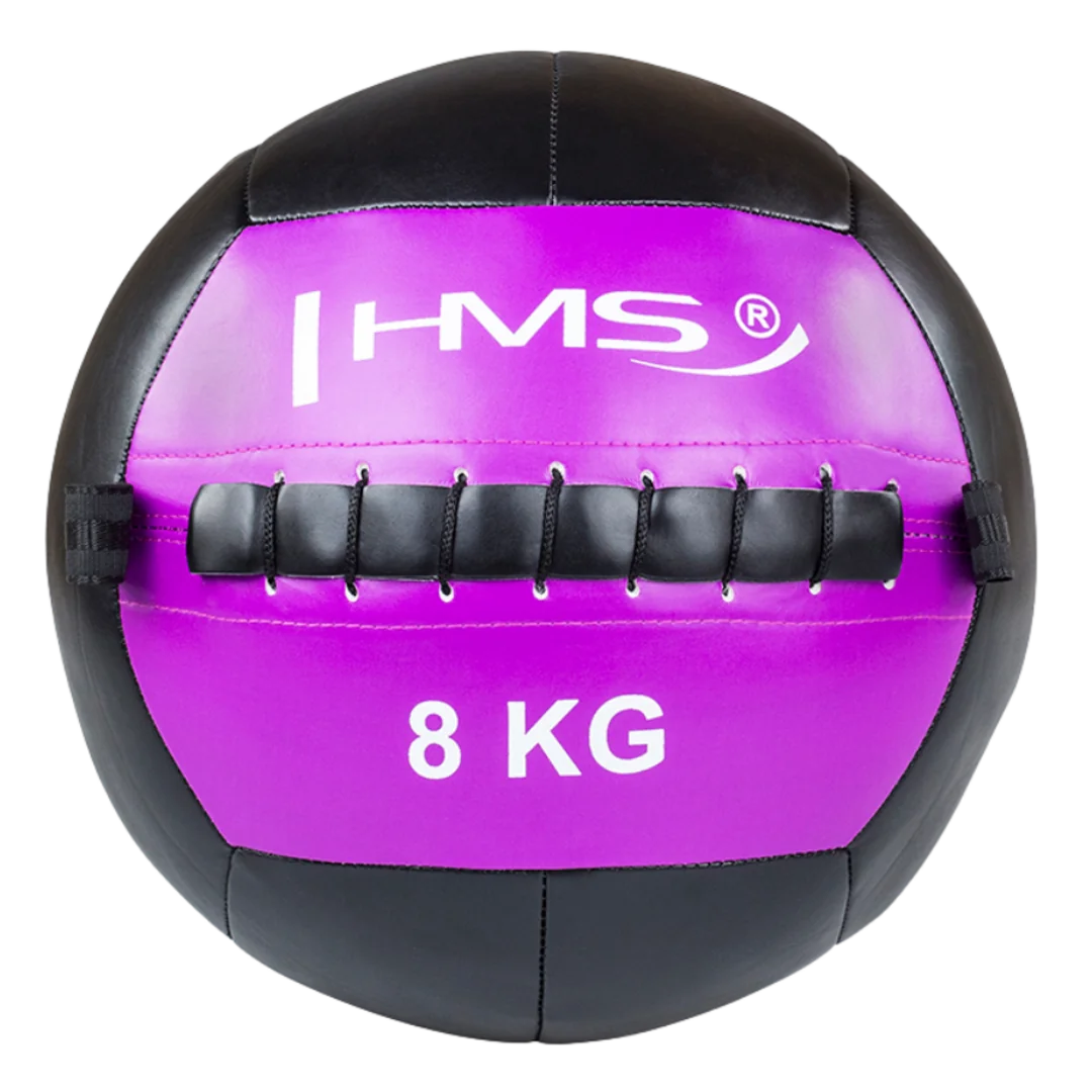 HMS Posilovací míč WLB fialový - 8kg