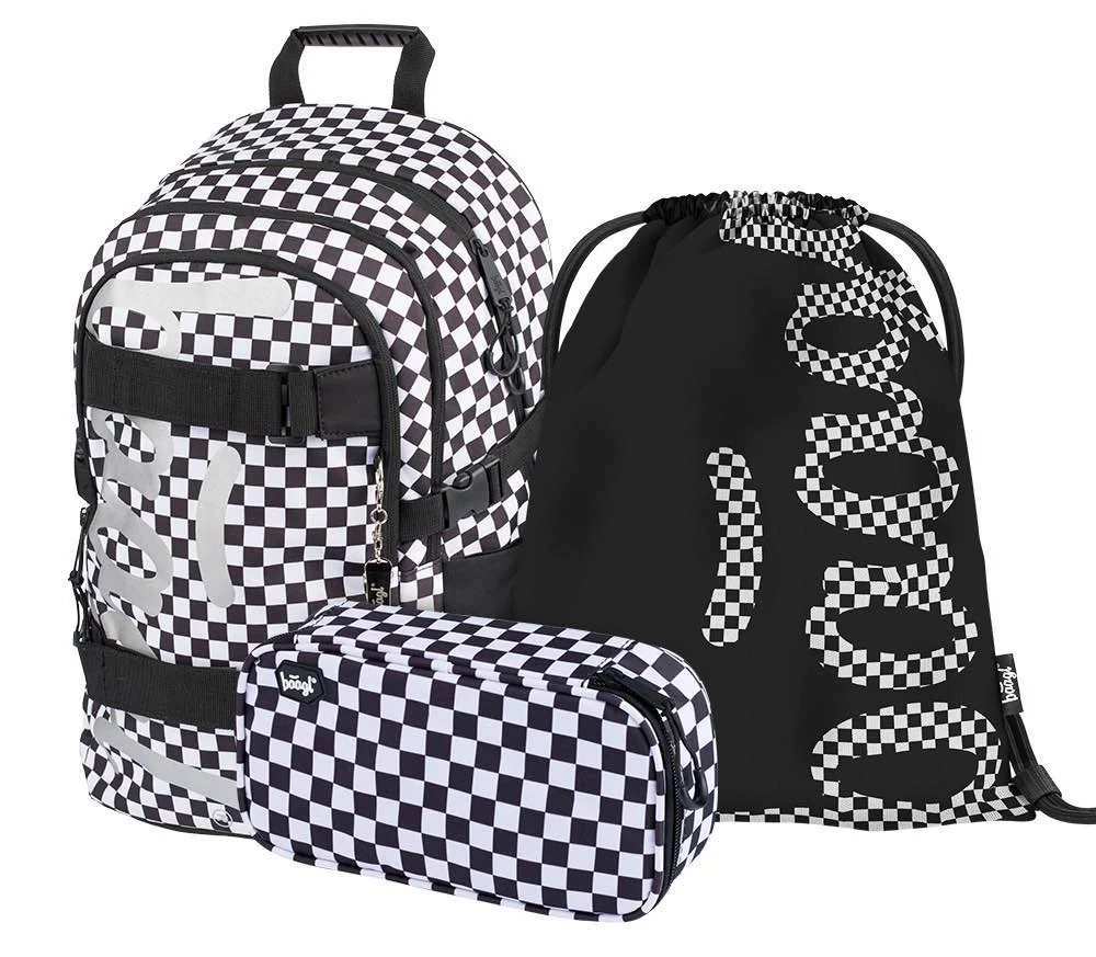 Baagl 3 SET Skate Ska: batoh, penál, sáček