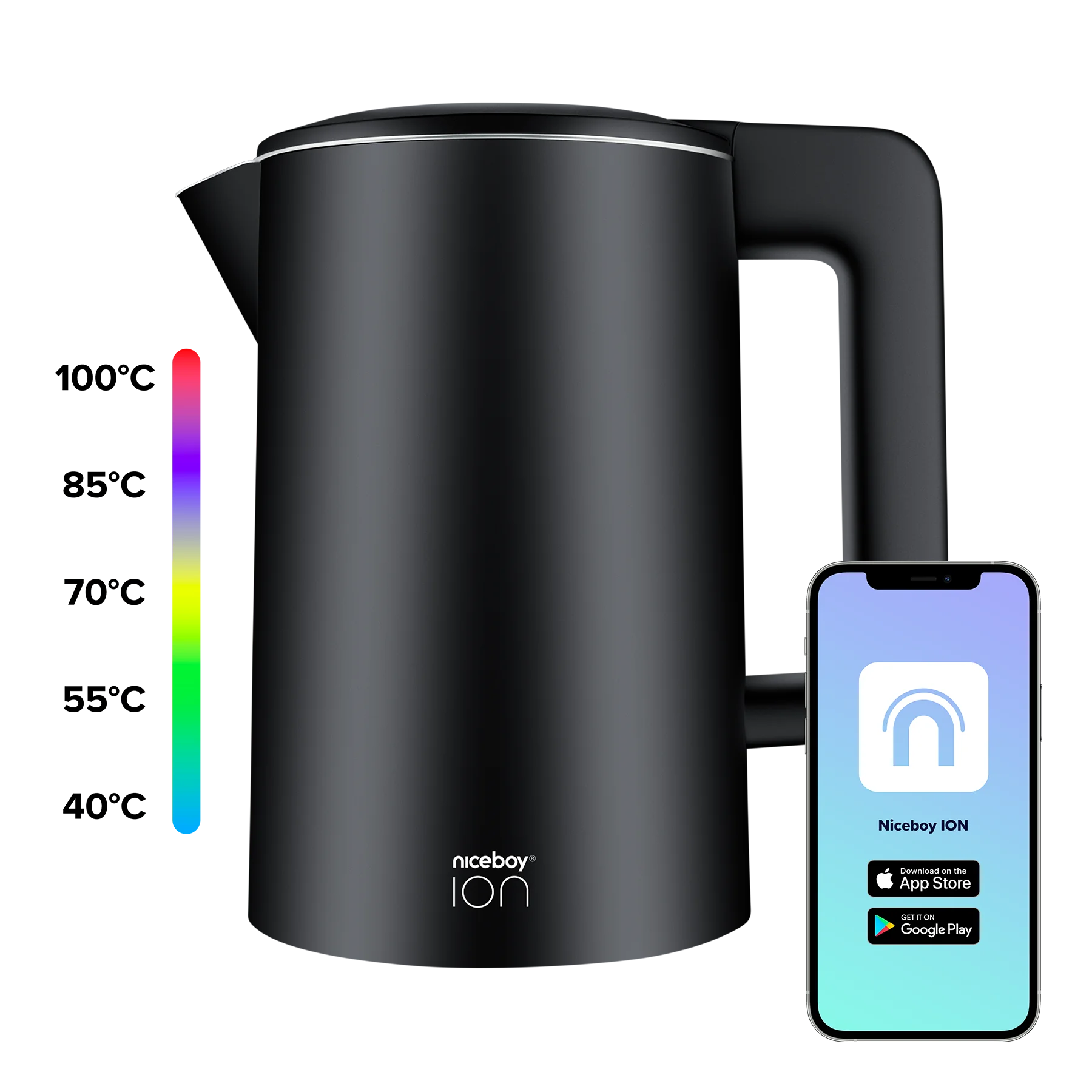 Niceboy ION SmartKettle Onyx black