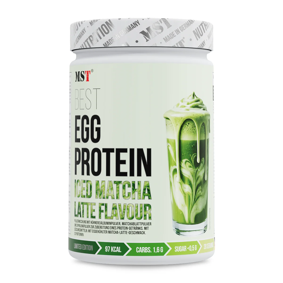 MST Nutrition Best Egg Protein 500 g matcha latte