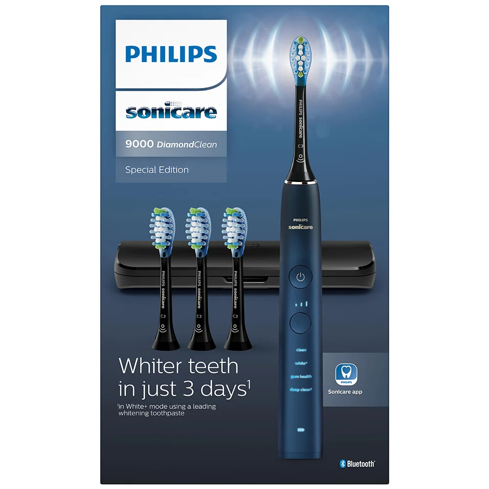 Philips Sonicare DiamondClean 9000 HX9911/89 sonický zubní kartáček nové generace + 4x náhradní hlavice