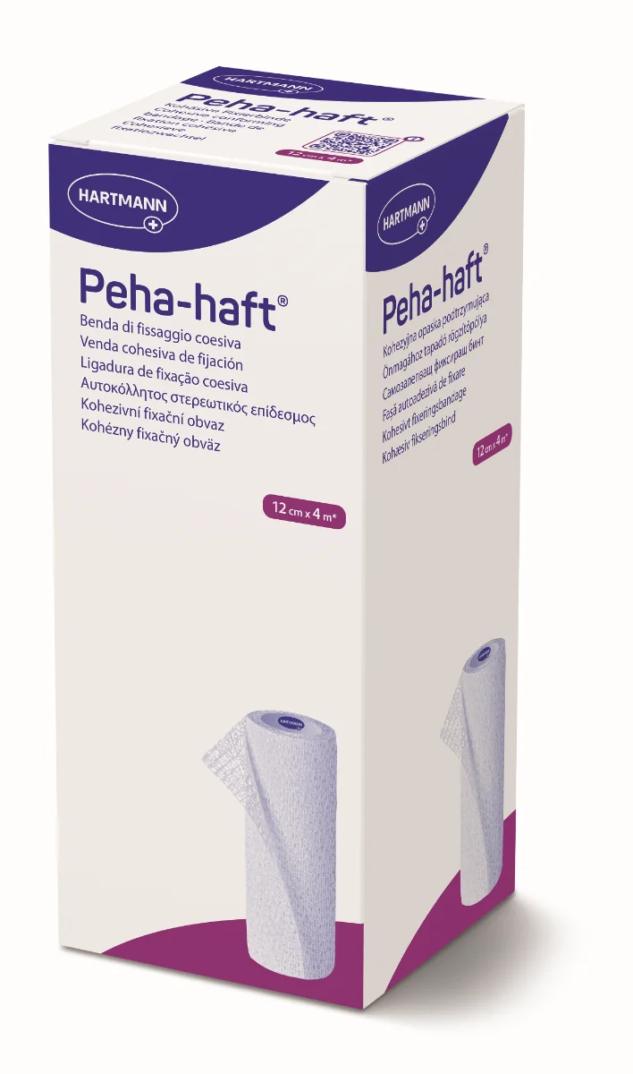 Hartmann PEHA-HAFT Obinadlo fixační kohesivní 12 cm x 4 m bílé