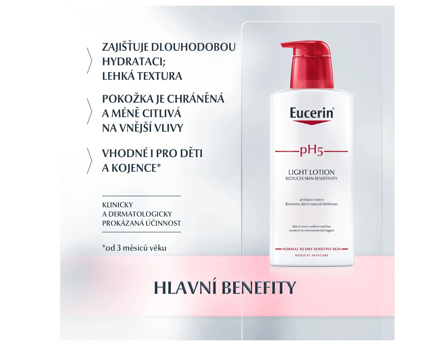 Eucerin Ph5 Tělové mléko lehká textura 400 ml