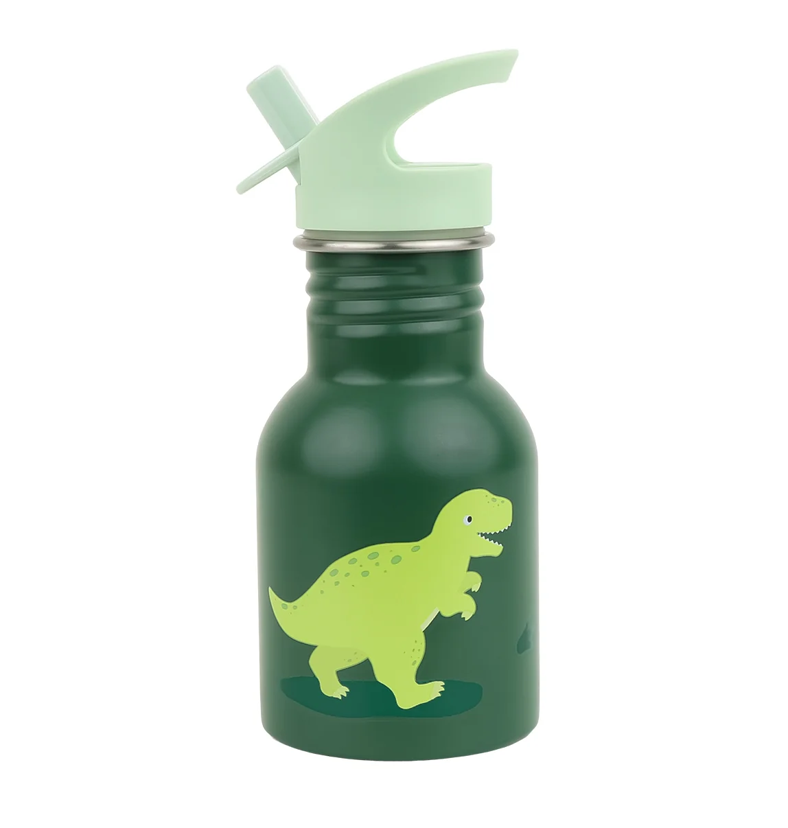 A Little Lovely Company nerezová jednostěnná láhev na pití, 350 ml - dinosaurus