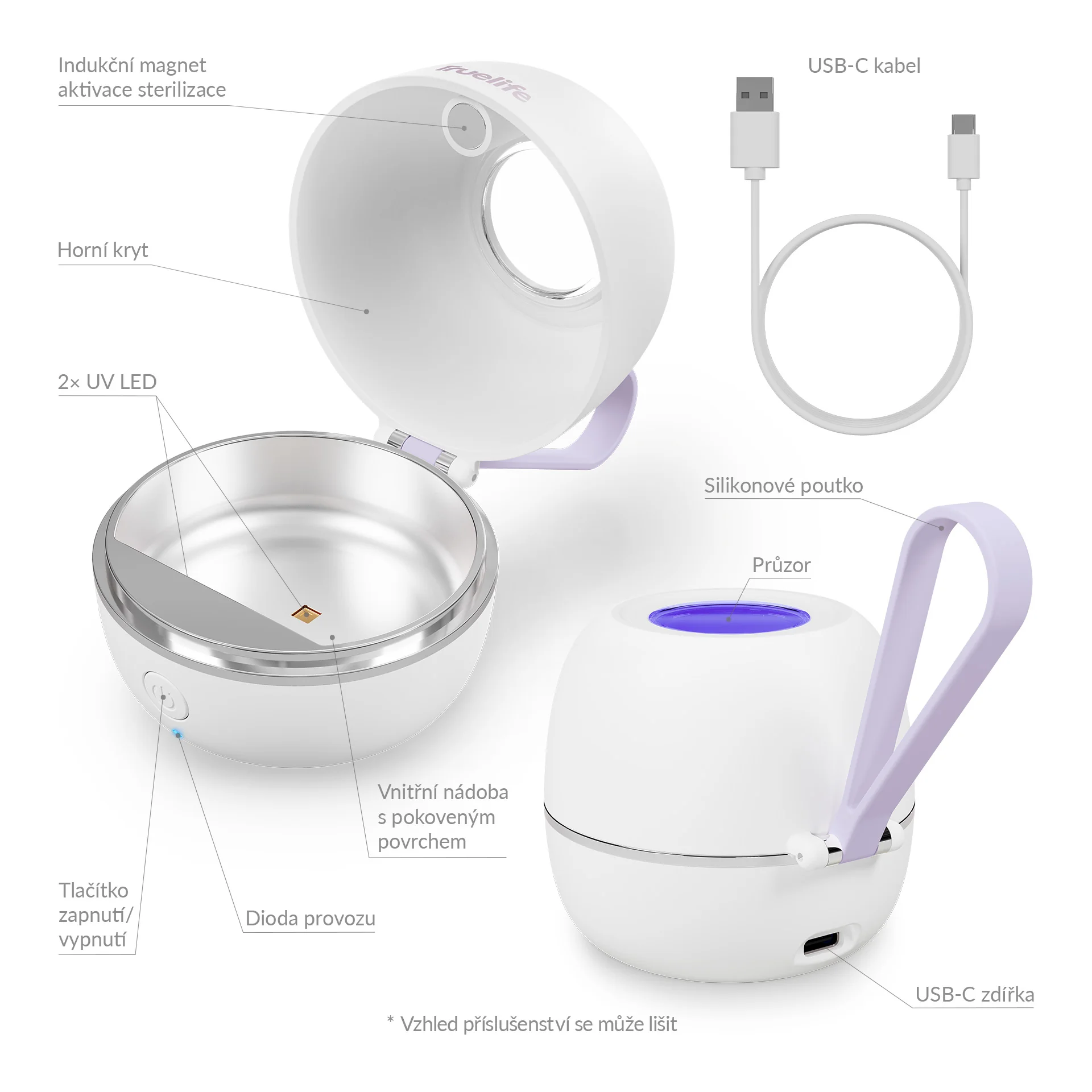 Truelife Pacifier UV Sterilizer S3 sterilizátor dudlíků
