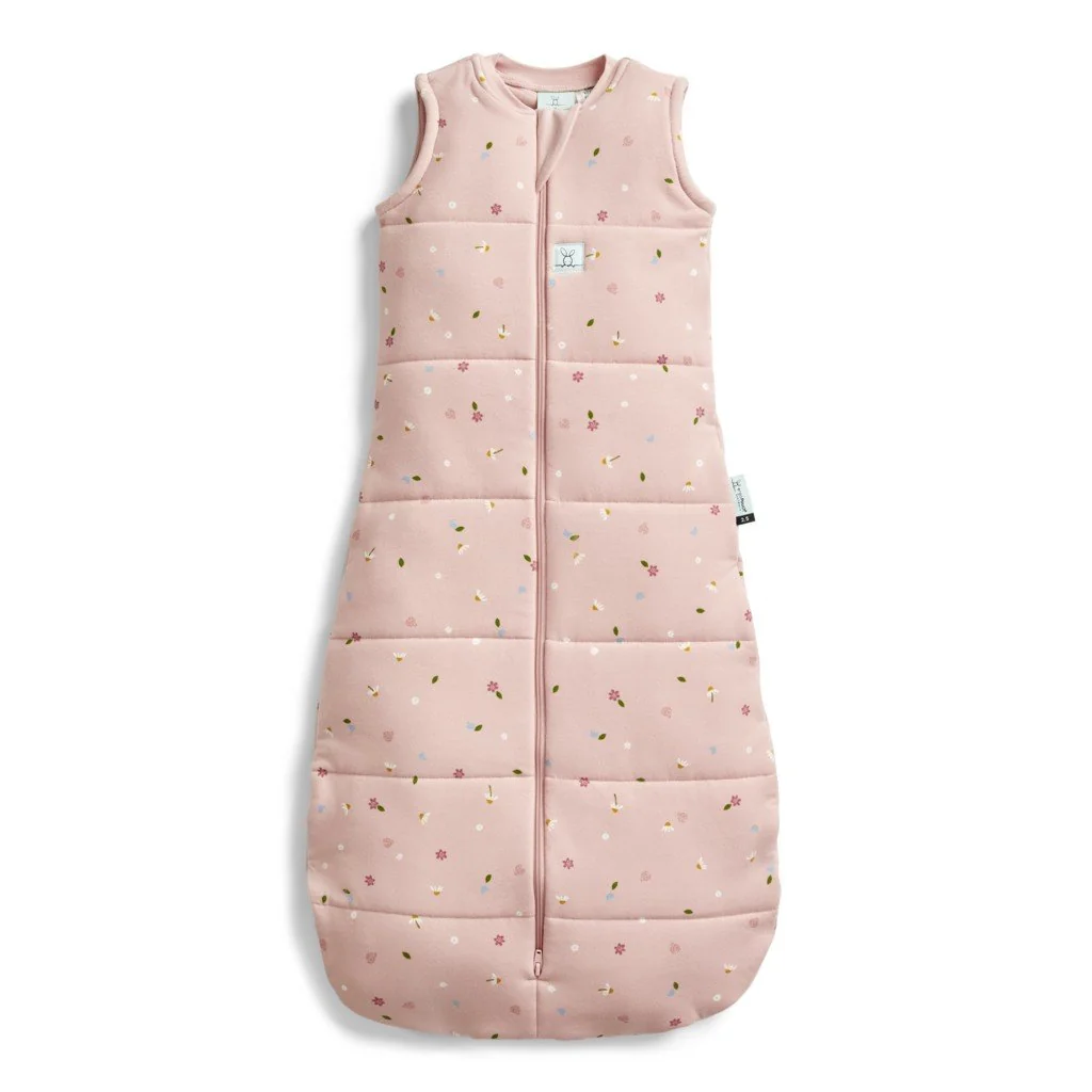 ergoPouch Pytel na spaní organická bavlna Jersey Daisies 8-24 m, 8-14 kg, 2,5 tog