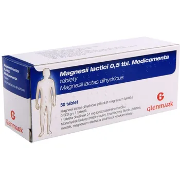Medicamenta Magnesii lactici 0.5 tbl. 50 tablet