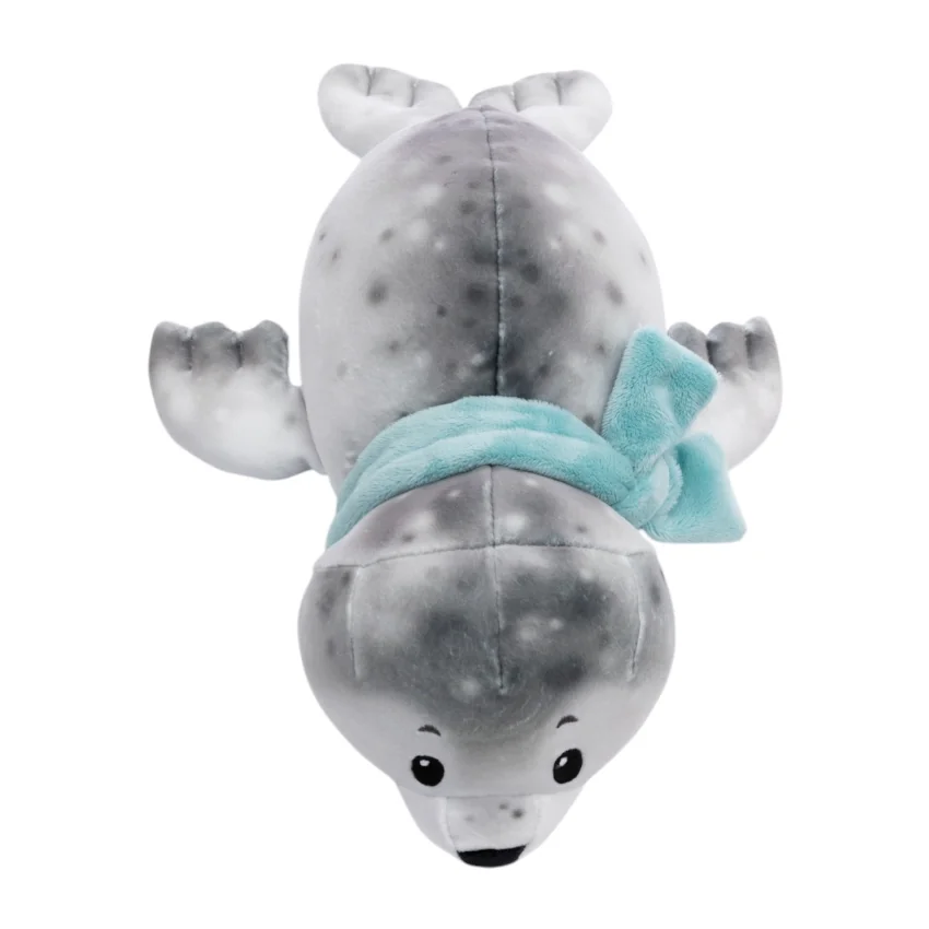 Nici Plyš Tuleň Bente 24cm, ležící GREEN