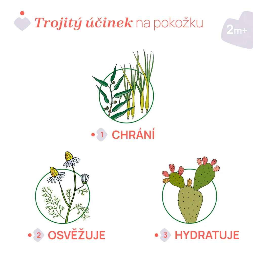 Chicco Kulička proti komárům ochranná a osvěžující 2m+ 60 ml