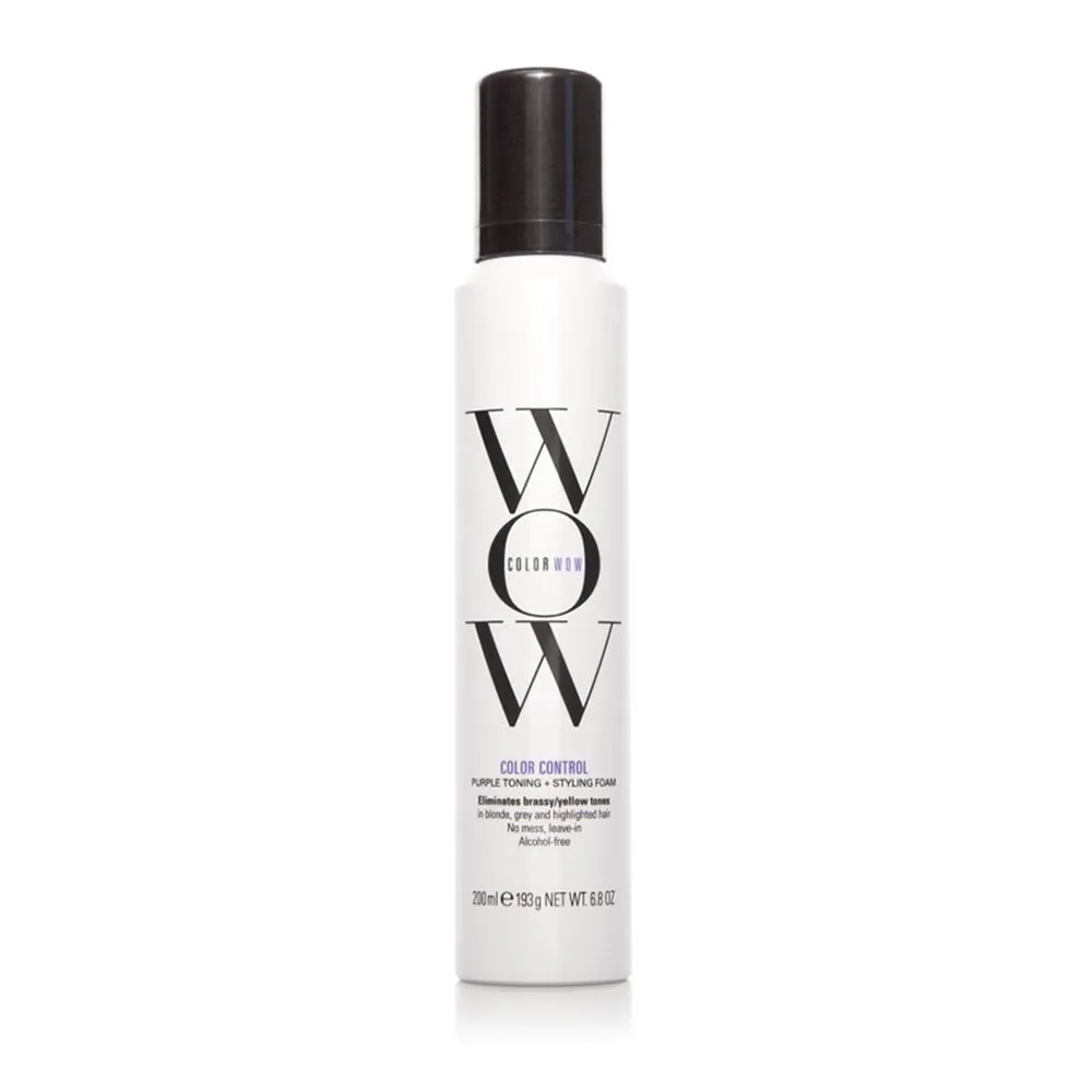 Color Wow Color Control Purple Toning and Styling Foam