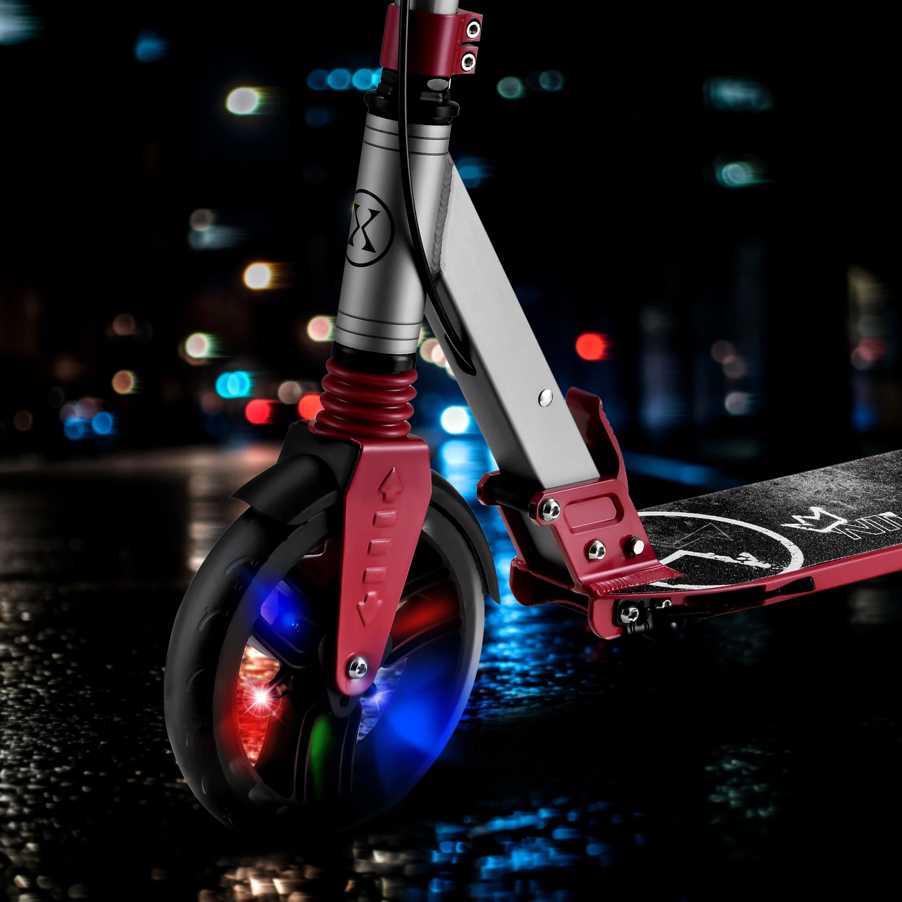 NILS EXTREME Koloběžka HM122T s kotoučovou brzdou a LED