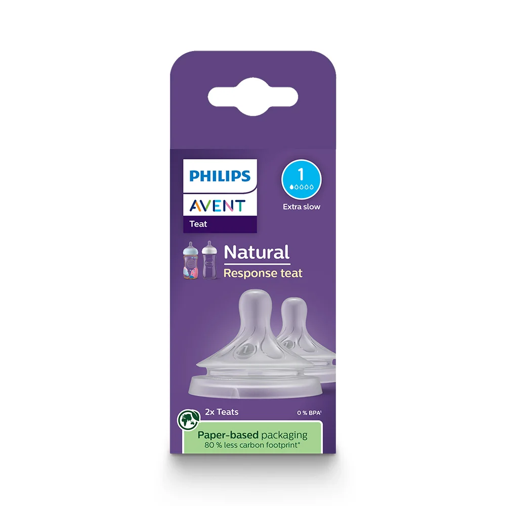 Philips Avent Natural Response 1 Savička velmi pomalý průtok 0m 2 ks