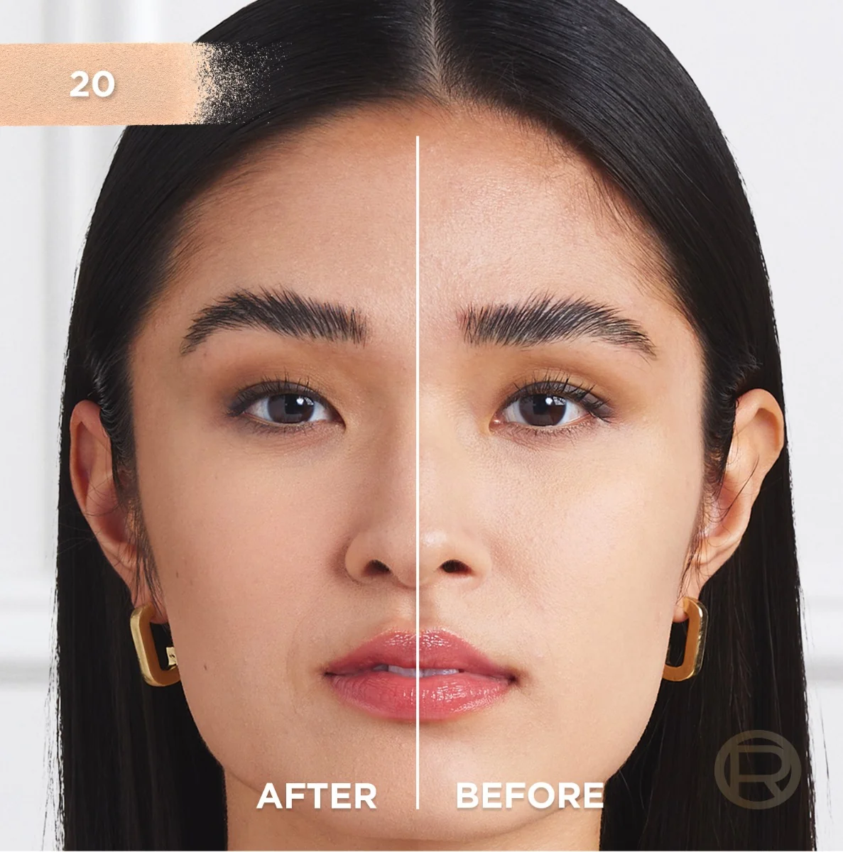 Loréal Paris Infaillible Fresh Wear 24H Foundation in a Powder odstín 20 Cool Rosé make-up v pudru 9 g