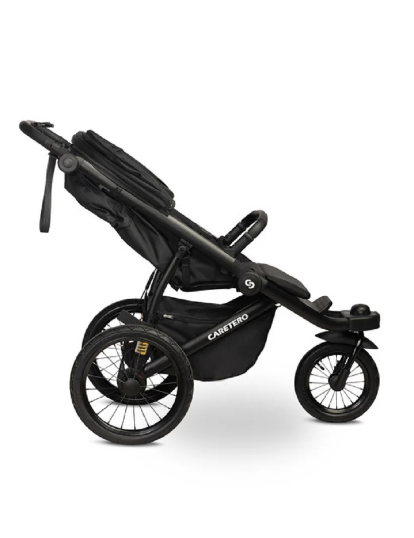 Caretero Sportovní kočárek Lima Deluxe - černý