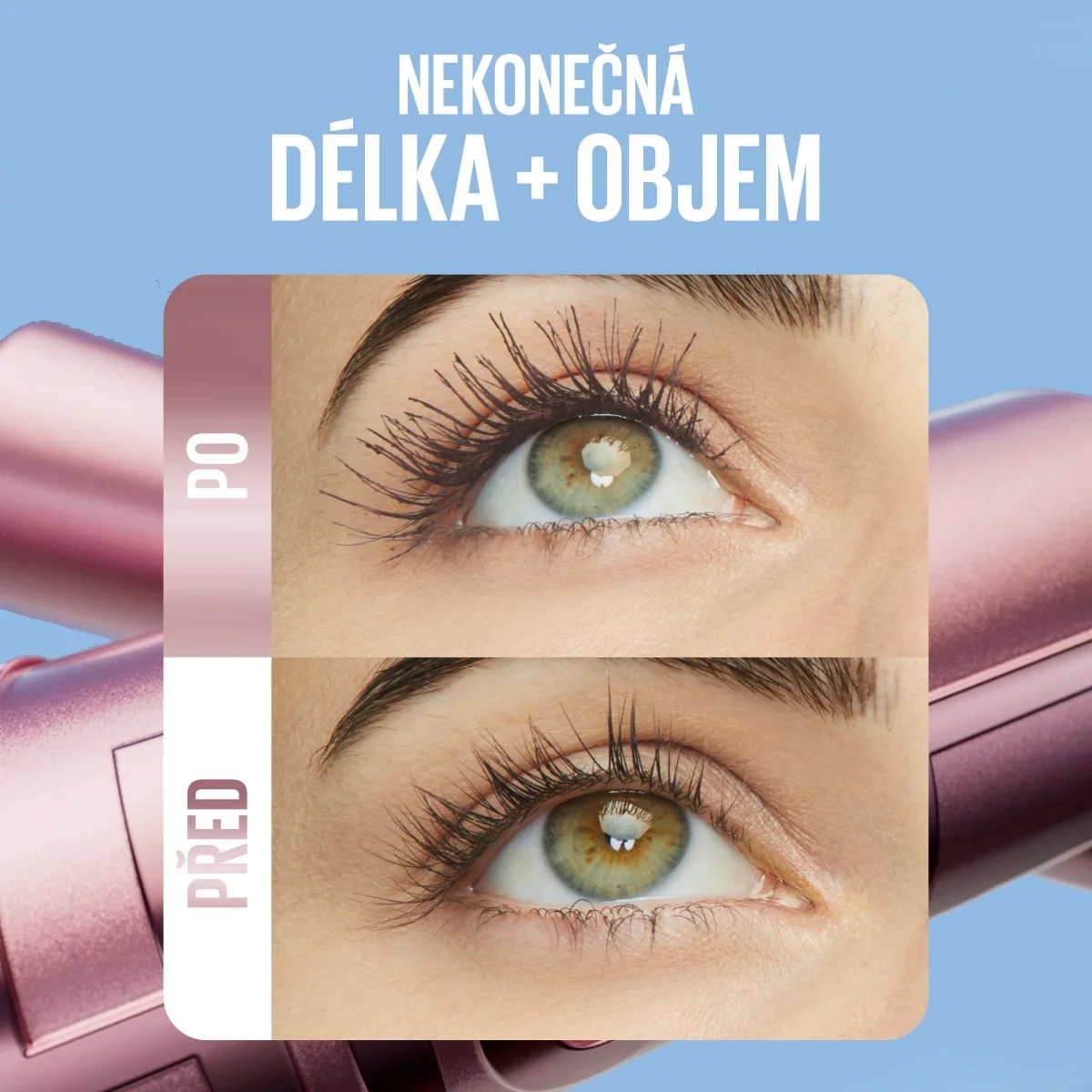 Maybelline Lash Sensational Sky High Brown řasenka 7,2 ml hnědá