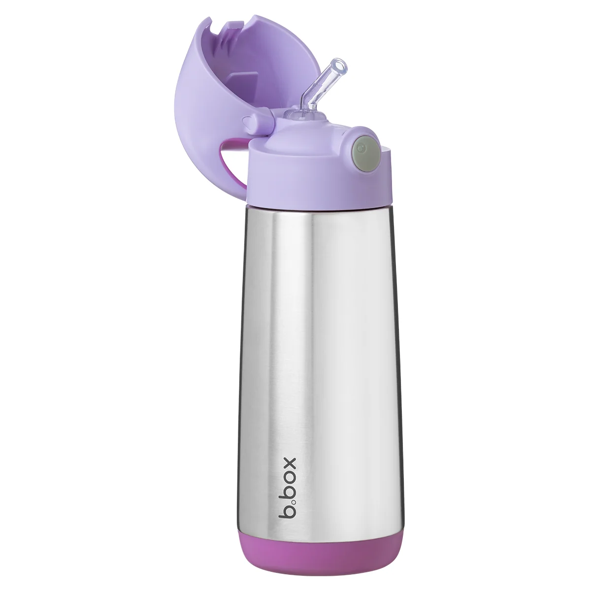 B.BOX Termoska na pití s brčkem 500 ml - sugar plum