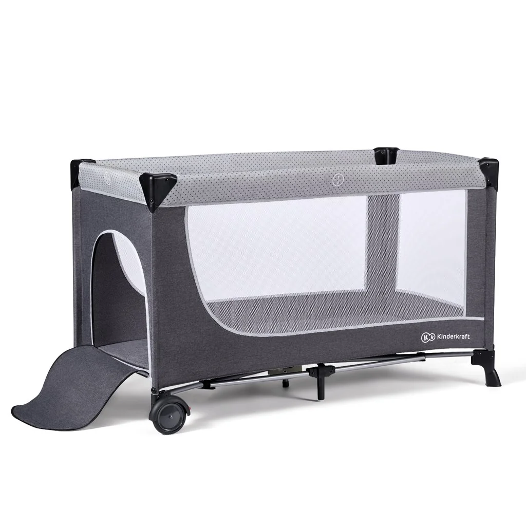 Kinderkraft select Postýlka cestovní Leody doplňky Leody Grey, Premium