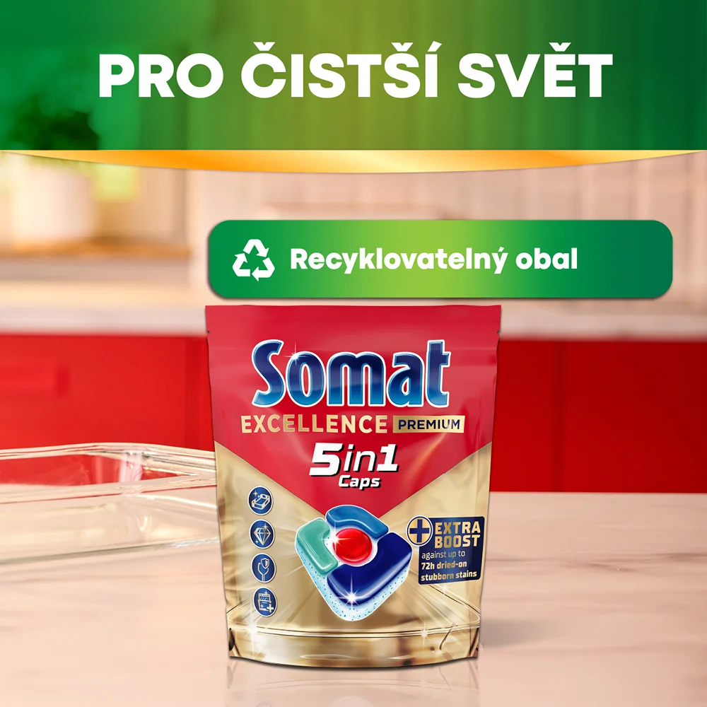 Somat Kapsle do myčky Excellence 5v1 65 ks