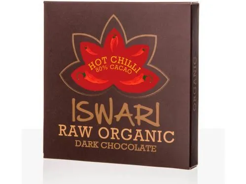 Iswari Čokoláda Dark Chilli 80% BIO RAW 75 g