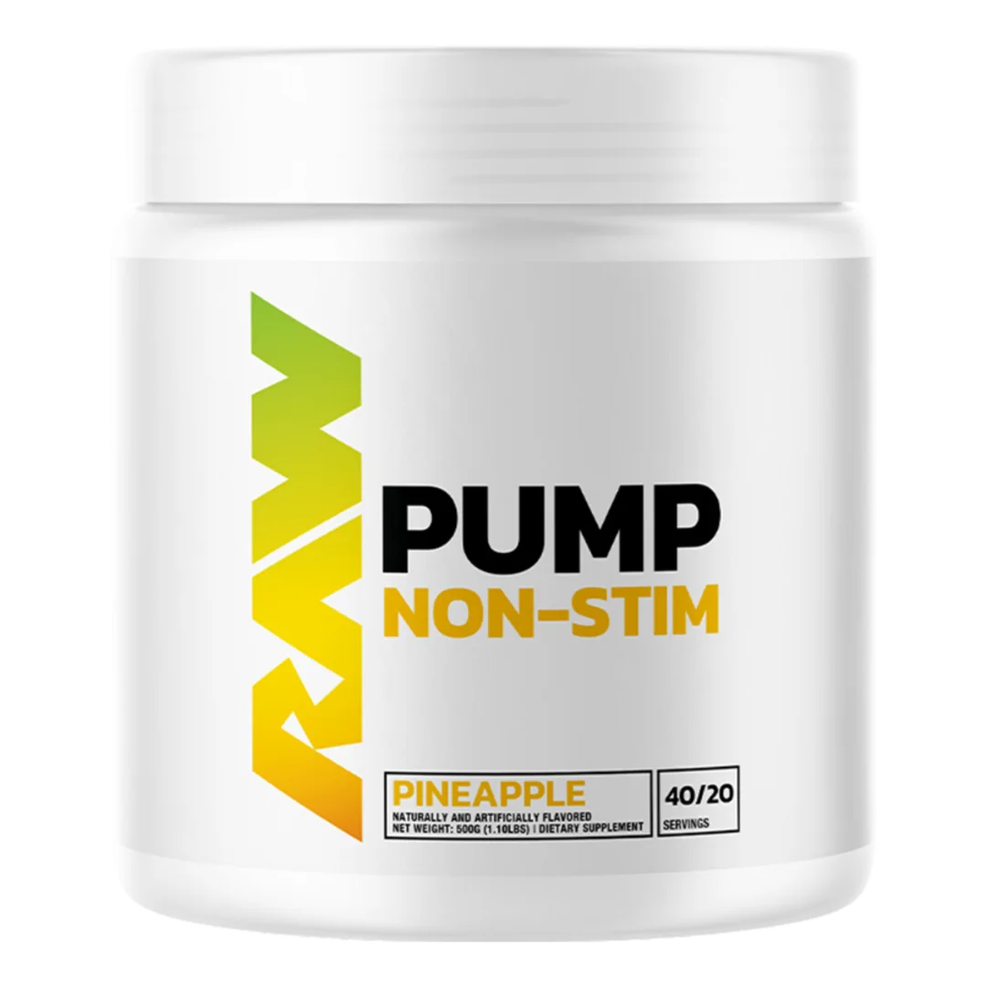 Raw Nutrition Pump NON-STIM 480g - jahodová limonáda