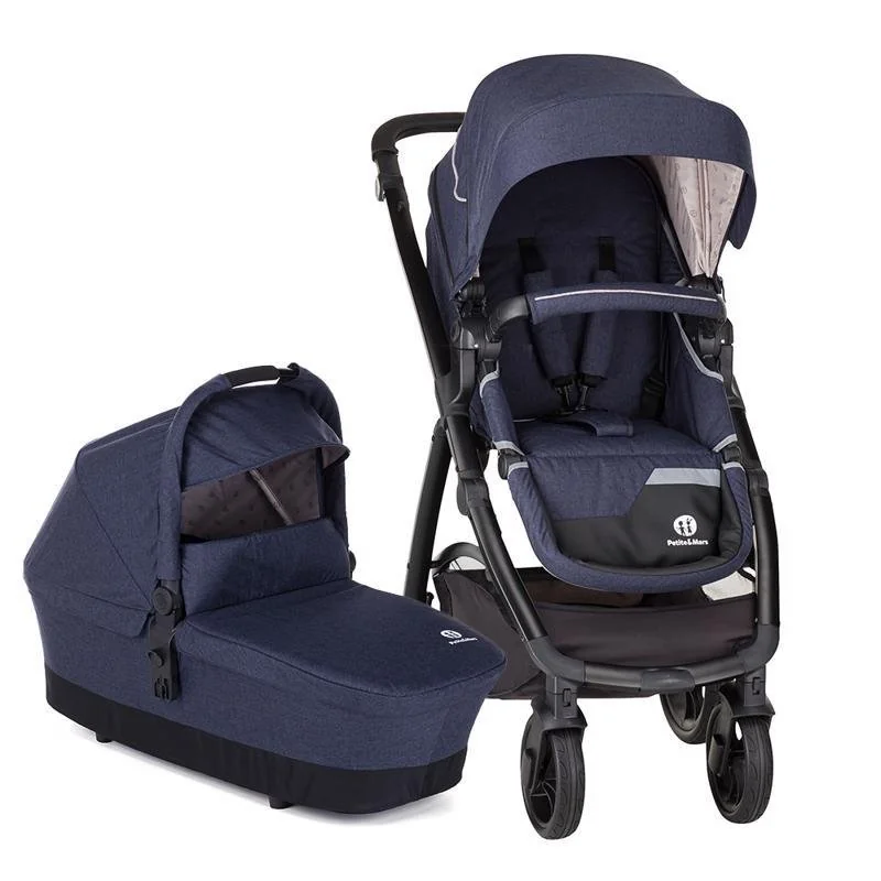 Petite&Mars Sedačka ke kombinovanému kočárku Vario - Midnight Blue