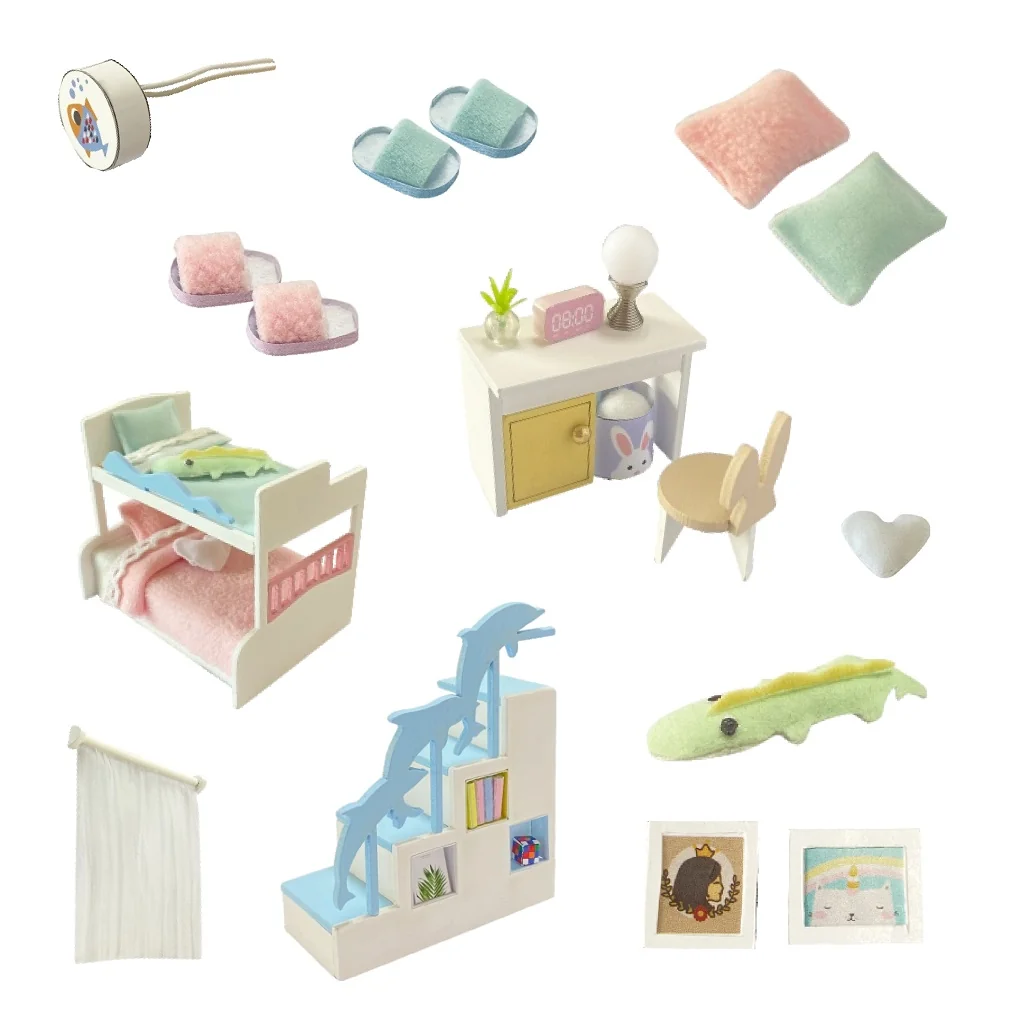 2Kids Toys Miniatura domečku Ložnice sladkých snů