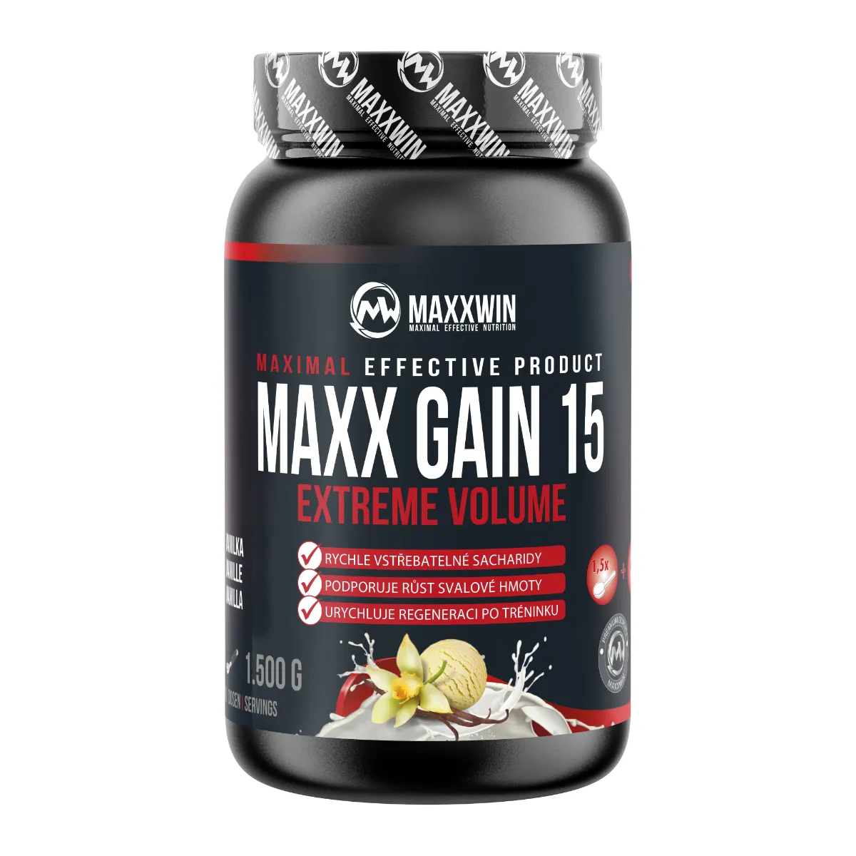 MAXXWIN MAXX GAIN 15 vanilka 1500 g