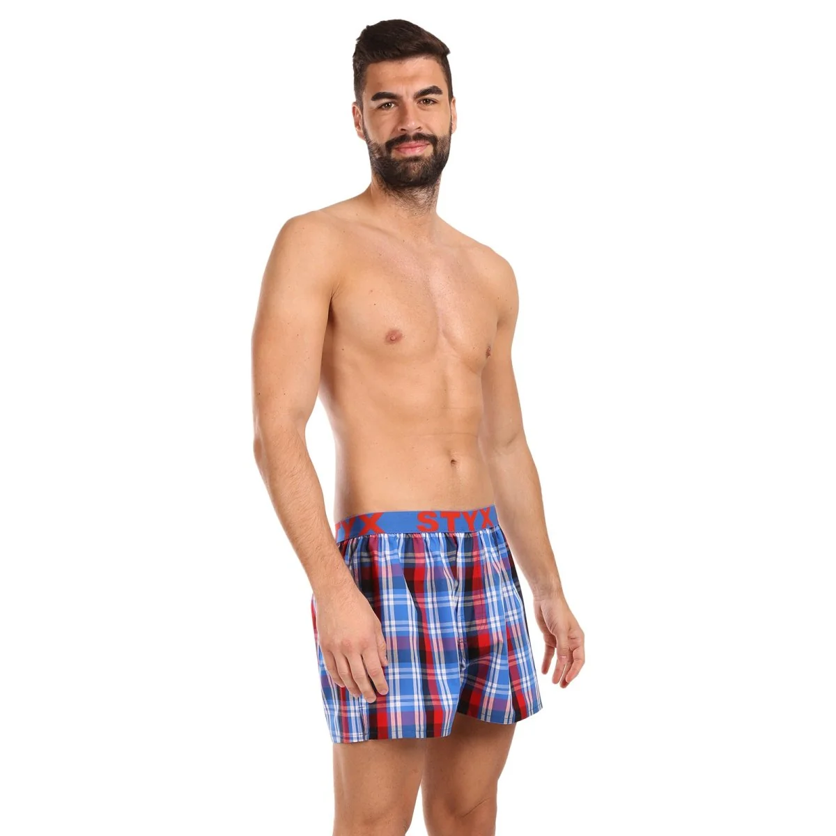 Styx Pánské trenky sportovní guma vícebarevné (B1037) L