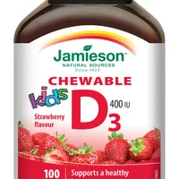 Jamieson Vitamín D3 Kids jahoda