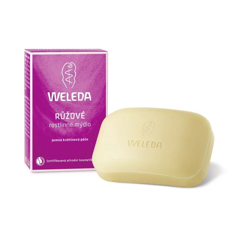 Weleda Růžové rostlinné mýdlo 100 g