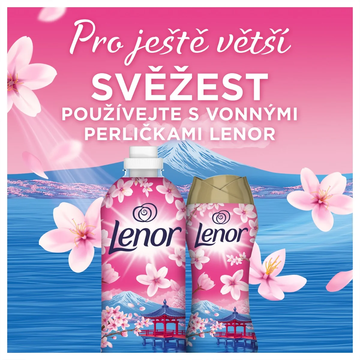 Lenor Japanese Blossom Aviváž 1239 ml 59 praní