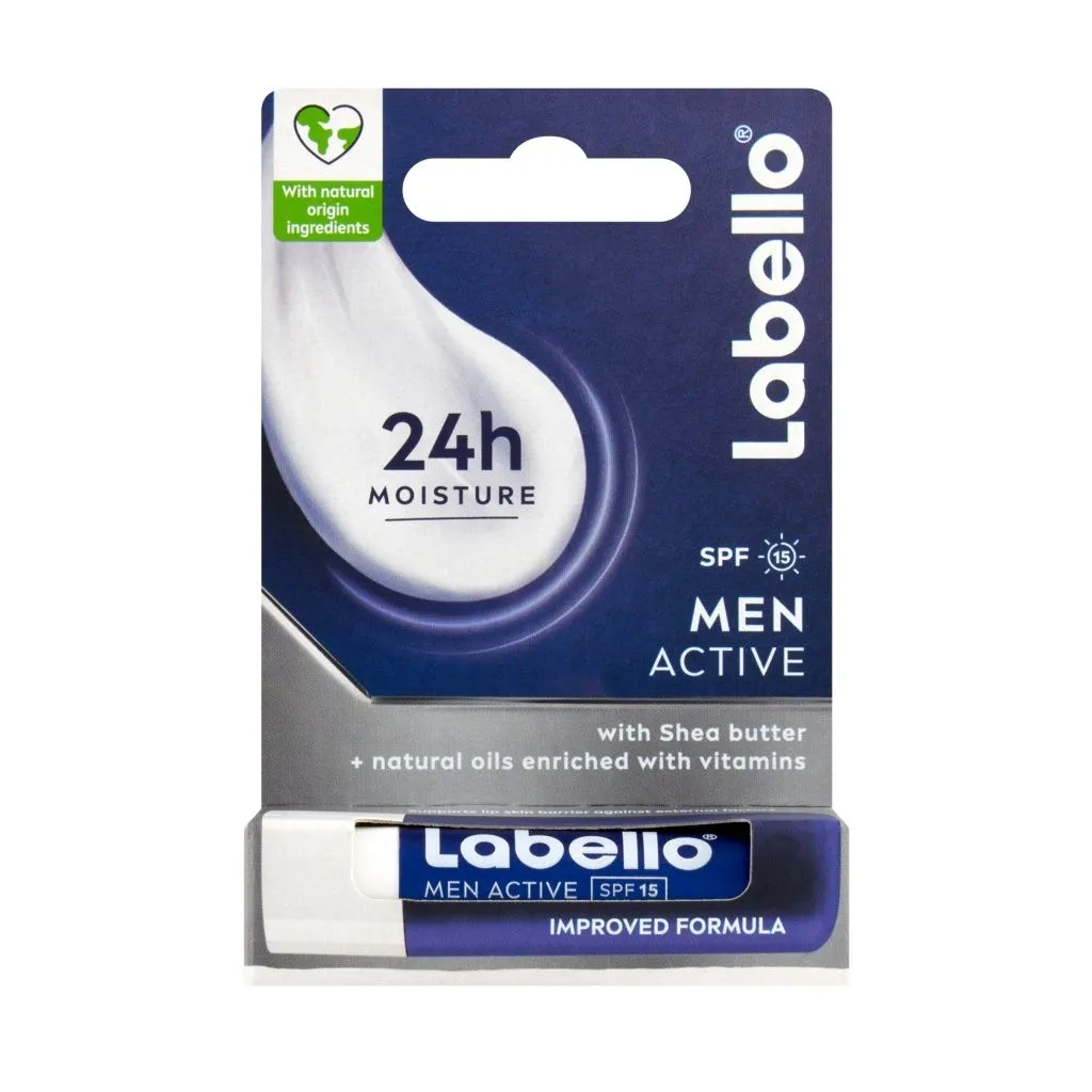 Labello Men Active balzám na rty pro muže 5,5 ml