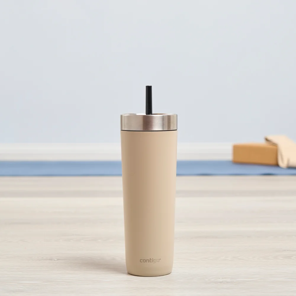Contigo Láhev na pití Luxe Spillproof Tumb 720 ml světle hnědá