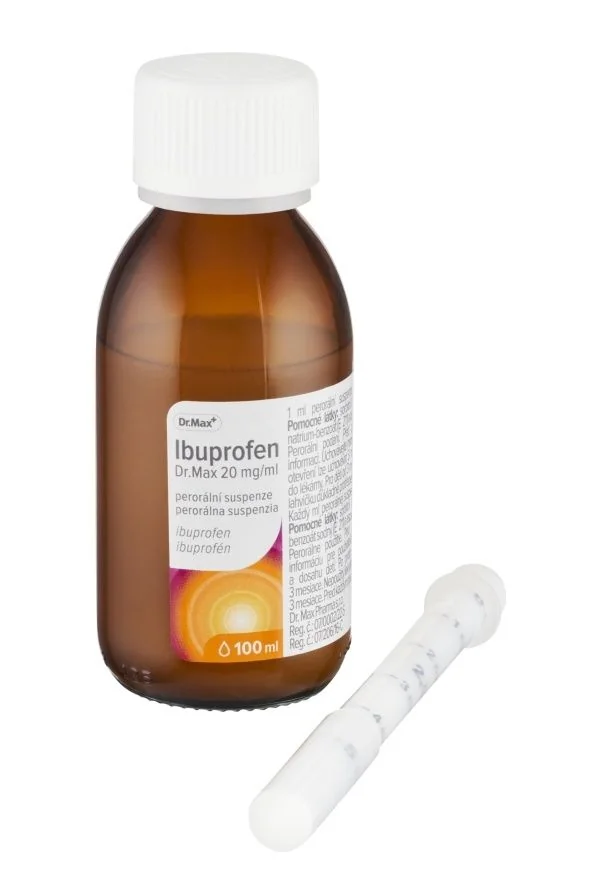 Dr. Max Ibuprofen 20 mg/ml perorální suspenze 100 ml