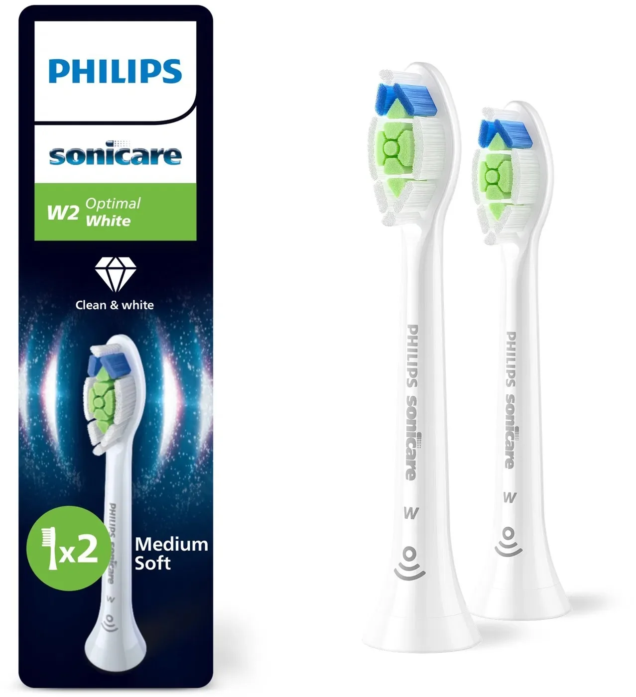 Philips Sonicare Optimal White Standard HX6062/87 náhradní hlavice 2 ks