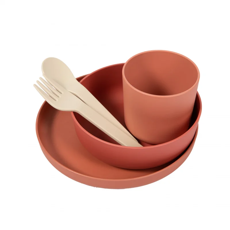 Bo Jungle jídelní sada CPLA 5ks Terracotta 