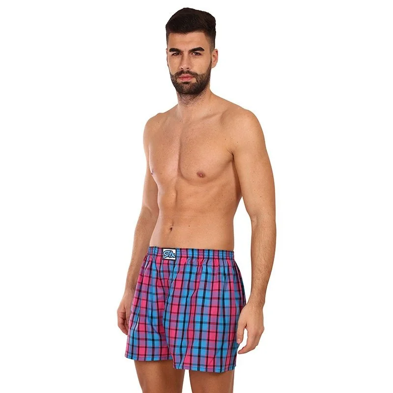Styx Pánské trenky klasická guma nadrozměr vícebarevné (E934) 4XL