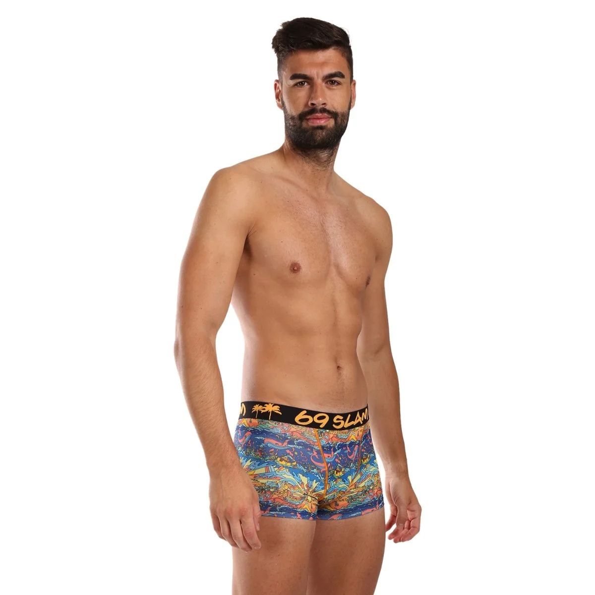 69SLAM Pánské boxerky Hip DYSTOPIA (MSYDTP-PO) L