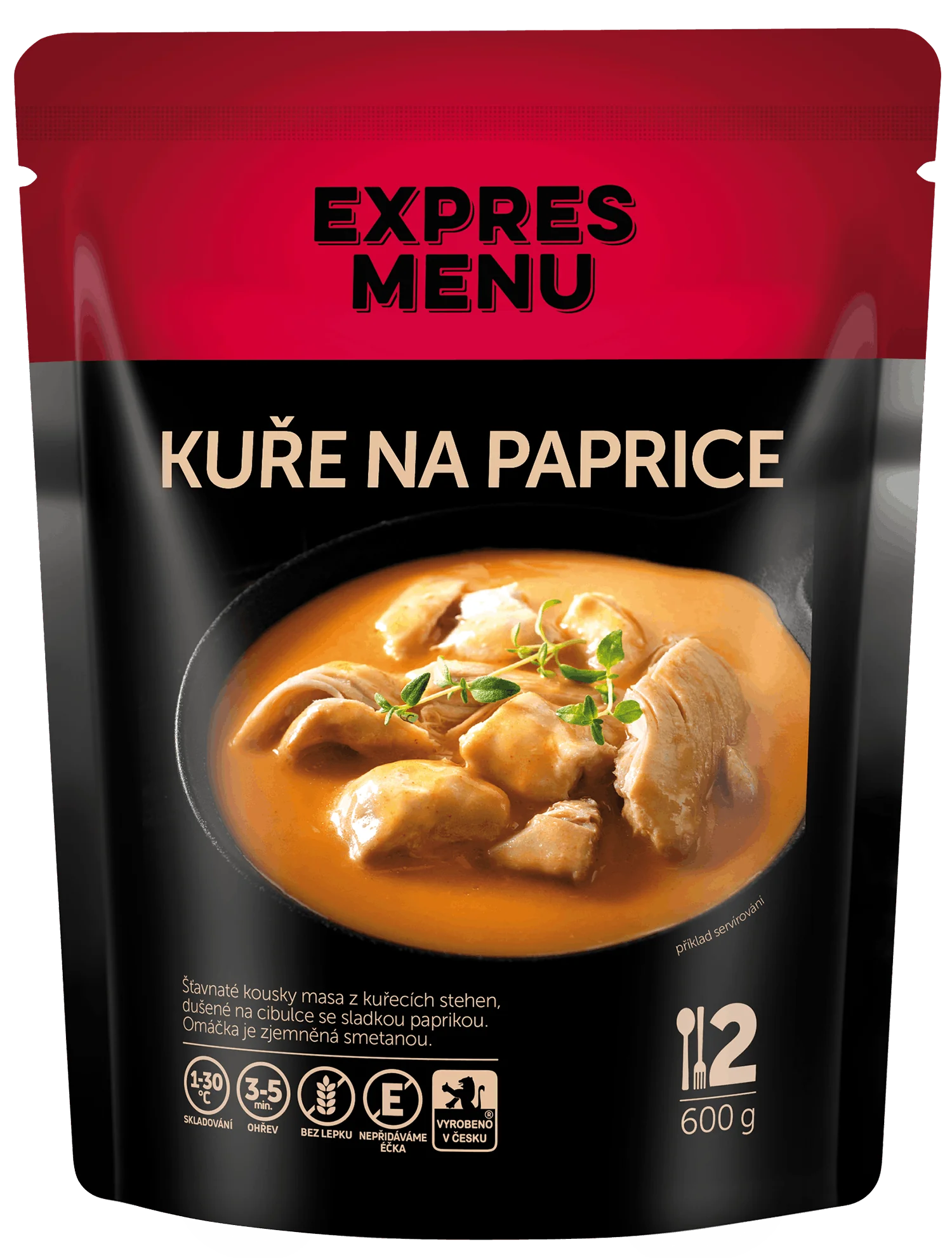 EXPRES MENU Kuře na paprice 600 g (1 porce)