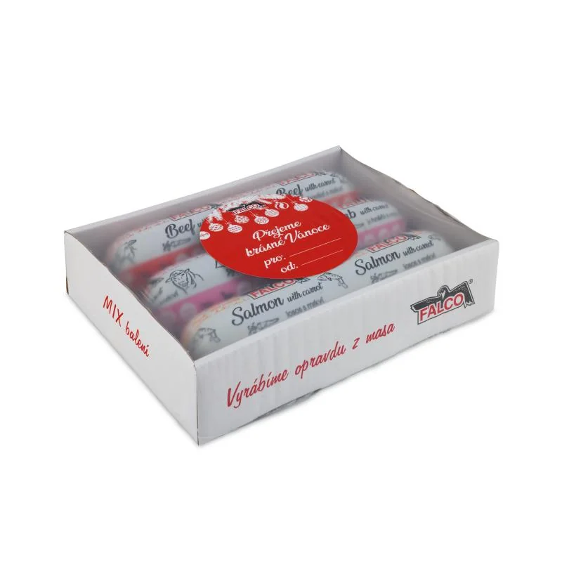 Sokol Falco Vánoční MIX balení salám 3x700g