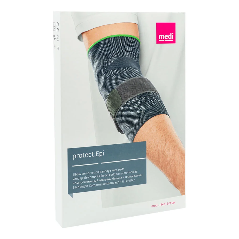 medi protect.Epi vel. IV šedá loketní bandáž