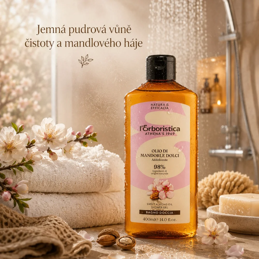 Erboristica Sprchový gel s mandlovým olejem 400 ml
