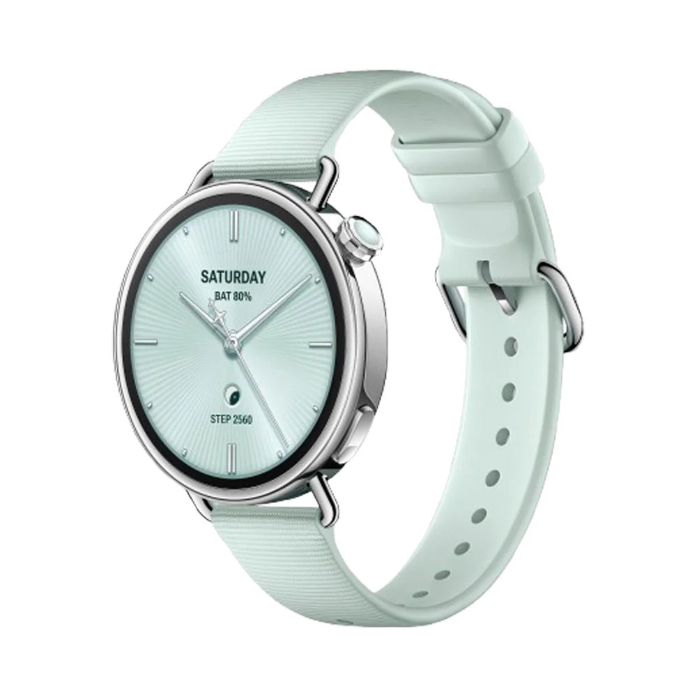 Xiaomi Watch S4 41mm - Mint Green Fluororubber chytré hodinky