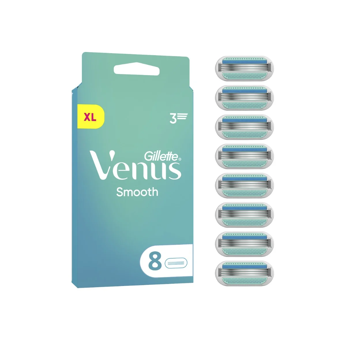 Gillette Venus Smooth holicí hlavice 8 ks